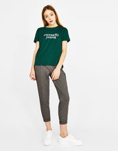Load image into Gallery viewer, Ecologically grown cotton T-shirt with slogan