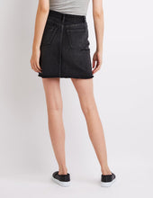 Load image into Gallery viewer, Refuge Destroyed Denim Mini Skirt