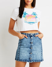 Load image into Gallery viewer, Refuge Button Up Denim Skirt