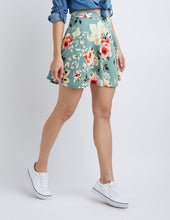 Load image into Gallery viewer, Floral Skater Skirt