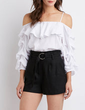 Load image into Gallery viewer, Pleated Paperbag Shorts