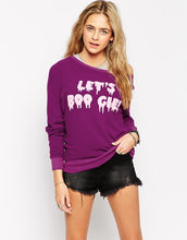 Load image into Gallery viewer, Wildfox Let&#39;s Boogie Long Sleeve Jersey Sweater